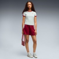 Женская футболка Puma T7 Slim Creme de Mint/Garnet Glow, s.XL фото №5 — интернет-магазин Desire.md