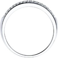 Inel din aur alb cu diamante Casa Bosco 1010130 1,33g s.18 imaginea #2 — magazin online Desire.md