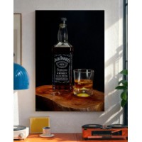Картина ArtShop Whiskey Jack Daniels 40x60cm (PET217-L-PL)
