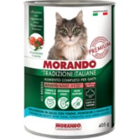 Hrană umedă pentru pisici Morando Tradizioni Italiane Adult Tuna, Tomatoes & Green Beans 24x405g