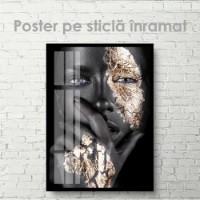 Картина ArtShop Intense Gaze in Golden Contrast 40x60cm (PGL237-L) фото №3 — интернет-магазин Desire.md