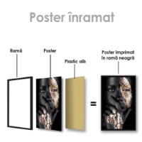Картина ArtShop Intense Gaze in Golden Contrast 50x75cm (PGL237-M-L) фото №2 — интернет-магазин Desire.md