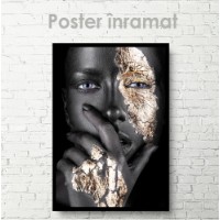 Картина ArtShop Intense Gaze in Golden Contrast 60x90cm (PGL237-LL) фото №3 — интернет-магазин Desire.md