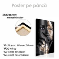 Pictură ArtShop Intense Gaze in Golden Contrast 50x75cm (PGL237-M-PL) imaginea #2 — magazin online Desire.md