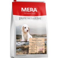 Hrană uscată pentru câini Mera Pure Sensitive Puppy Turkey & Rice 4kg 