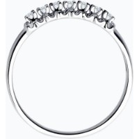 Inel din aur alb cu diamante Casa Bosco 1011771 1,56g s.16,5 imaginea #2 — magazin online Desire.md