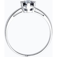 Inel din aur alb cu diamante Casa Bosco 1011895 1,56g s.17 imaginea #2 — magazin online Desire.md