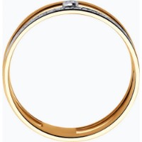 Inel din aur rosu cu diamante Casa Bosco 1011933 2,3g s.18,5 imaginea #3 — magazin online Desire.md
