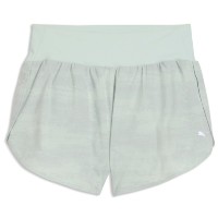 Pantaloni scurți dame Puma Brightstride Dreamrun 3" Creme de Mint, s.S