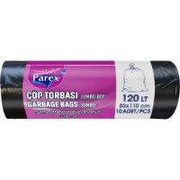 Saci pentru gunoi Parex 120L 10pcs Black