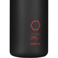Бутылка для воды HMS Tritan 1000ml Black (NCD61) фото №3 — интернет-магазин Desire.md