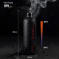 Бутылка для воды HMS Tritan 1000ml Black (NCD61) фото №5 — интернет-магазин Desire.md