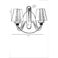Candelabru de perete Opviq 7758-2A imaginea #3 — magazin online Desire.md