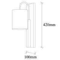 Candelabru de perete Opviq Baston 3462 imaginea #3 — magazin online Desire.md