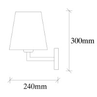 Candelabru de perete Opviq Profil 4654 imaginea #3 — magazin online Desire.md