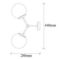 Candelabru de perete Opviq Damar 6341 imaginea #7 — magazin online Desire.md