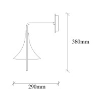 Candelabru de perete Opviq Namutenahi 124-A imaginea #3 — magazin online Desire.md
