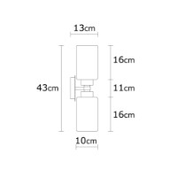 Candelabru de perete Opviq Balcova N-347 imaginea #3 — magazin online Desire.md