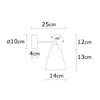 Candelabru de perete Opviq Manavgat N-613 imaginea #5 — magazin online Desire.md