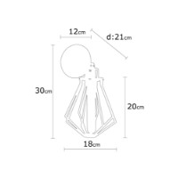 Candelabru de perete Opviq Oylat N-1042 imaginea #5 — magazin online Desire.md