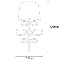 Candelabru de perete Opviq Asaf 6990 imaginea #3 — magazin online Desire.md