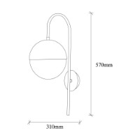 Candelabru de perete Opviq Bastos 3051 imaginea #3 — magazin online Desire.md