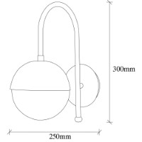 Candelabru de perete Opviq Karsor 3303 imaginea #3 — magazin online Desire.md