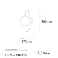 Candelabru de perete Opviq Jewel 10555 imaginea #7 — magazin online Desire.md