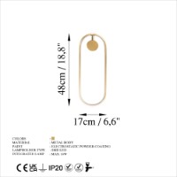 Candelabru de perete Opviq Can 13557 imaginea #6 — magazin online Desire.md