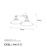 Candelabru de perete Opviq Conical 12191 imaginea #6 — magazin online Desire.md