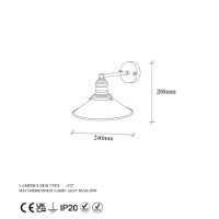 Candelabru de perete Opviq Conical 12195 imaginea #6 — magazin online Desire.md