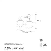 Candelabru de perete Opviq Horn 12212 imaginea #6 — magazin online Desire.md