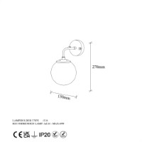 Candelabru de perete Opviq Horn 12217 imaginea #6 — magazin online Desire.md