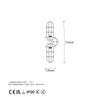 Candelabru de perete Opviq Mahoni 13207 imaginea #8 — magazin online Desire.md