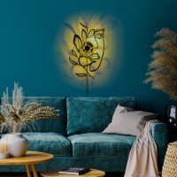 Candelabru de perete Opviq Flower Faced