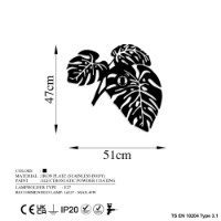 Бра Opviq Leaves фото №8 — интернет-магазин Desire.md