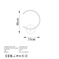 Candelabru de perete Opviq Moon 13329 imaginea #7 — magazin online Desire.md
