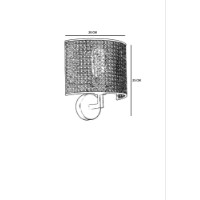 Candelabru de perete Opviq 8767-1 imaginea #4 — magazin online Desire.md