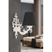 Candelabru de perete Opviq Claire Black White