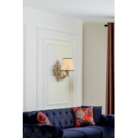 Candelabru de perete Opviq Claire Coral Natural Gold