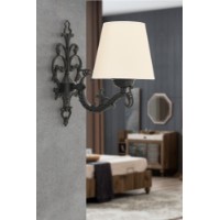 Candelabru de perete Opviq Claire Cream Black