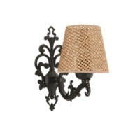 Candelabru de perete Opviq Claire Hazeran Natural Black imaginea #2 — magazin online Desire.md