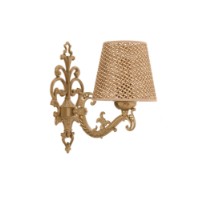 Candelabru de perete Opviq Claire Hazeran Natural Gold imaginea #2 — magazin online Desire.md