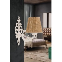 Candelabru de perete Opviq Claire Hazeran Natural White