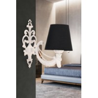 Candelabru de perete Opviq Gloria Black White