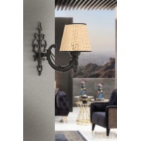 Candelabru de perete Opviq Gloria Coral Natural Black imaginea #2 — magazin online Desire.md