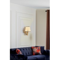 Candelabru de perete Opviq Gloria Coral Natural Gold