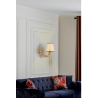Candelabru de perete Opviq Gloria Coral Natural Gold imaginea #2 — magazin online Desire.md