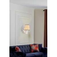 Candelabru de perete Opviq Gloria Coral Natural White