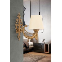 Candelabru de perete Opviq Gloria Cream Gold